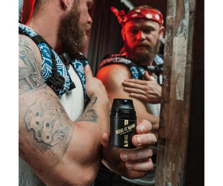 Sportovní hřejivý gel Angry Beards Usain Hot Move-It Warm - 50 ml