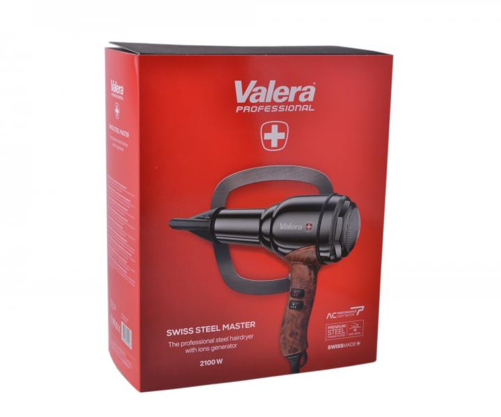 Profesionální fén s ionizátorem Valera Professional Swiss Steel Master - 2100 W, černý chromový