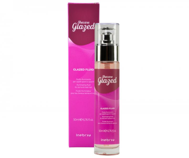 Rozjasňující a hydratační sérum pro vlasy bez lesku Inebrya Shecare Glazed Fluid - 50 ml