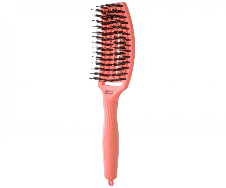Kartáč Olivia Garden Fingerbrush Combo Medium Radiant Peach - zářivě broskvový