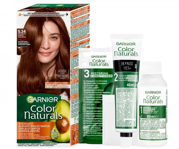 Permanentn� barva Garnier Color Naturals 5.34 mahagonov�