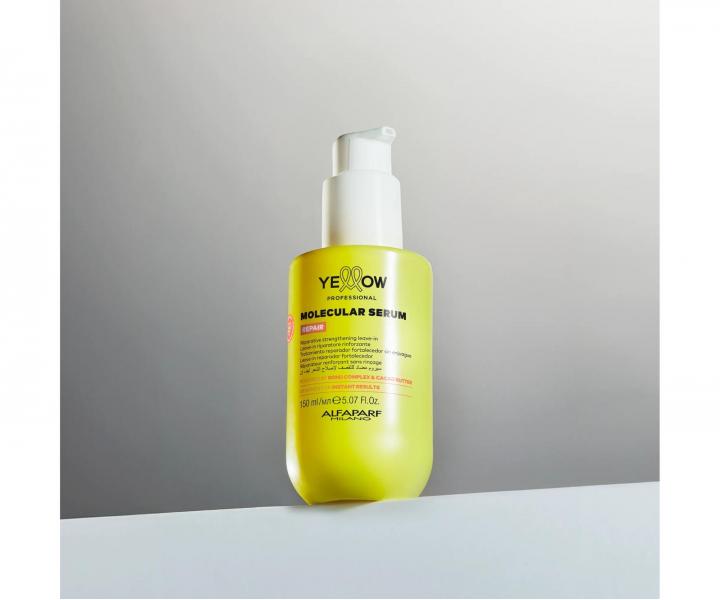 Regenera�n� posiluj�c� bezoplachov� s�rum pro po�kozen� vlasy Yellow Professional Repair Molecular Serum - 150 ml