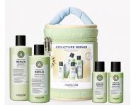 D�rkov� sada pro such� a po�kozen� vlasy Maria Nila Structure Repair Beauty Bag + kosmetick� ta�ka zdarma