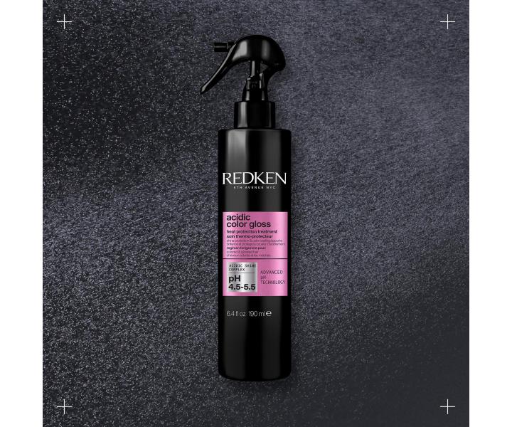 Termoochranný sprej pro dlouhotrvající barvu a lesk vlasů Redken Acidic Color Gloss - 190 ml
