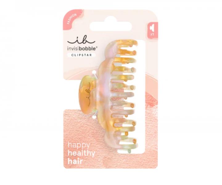 Sk�ipec do vlas� Invisibobble Clipstar M Pastel Prism - duhov� perle�ov�