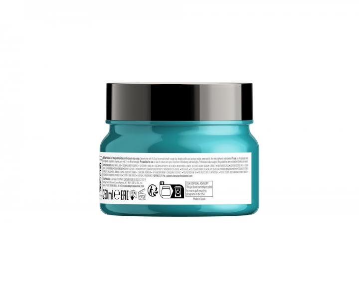 Šampon a maska 2v1 pro mastící se vlasovou pokožku Loréal Professionnel Scalp Advanced - 250 ml