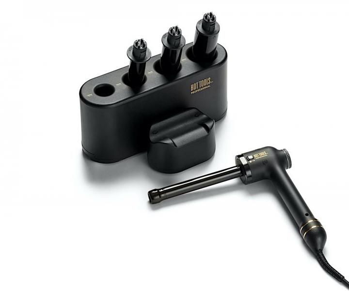 Kulma na vlasy Hot Tools Black Gold Curl Bar Set - 19 mm, 25 mm, 32 mm, 38 mm + ta�ka Hot Tools Appliance Caddy zdarma