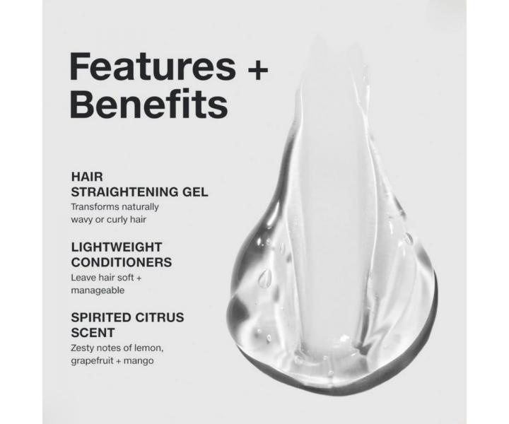 Gelov� s�rum pro narovn�n� vlnit�ch a kudrnat�ch vlas� Paul Mitchell Smooth Straight Works Serum Gel - 150 ml