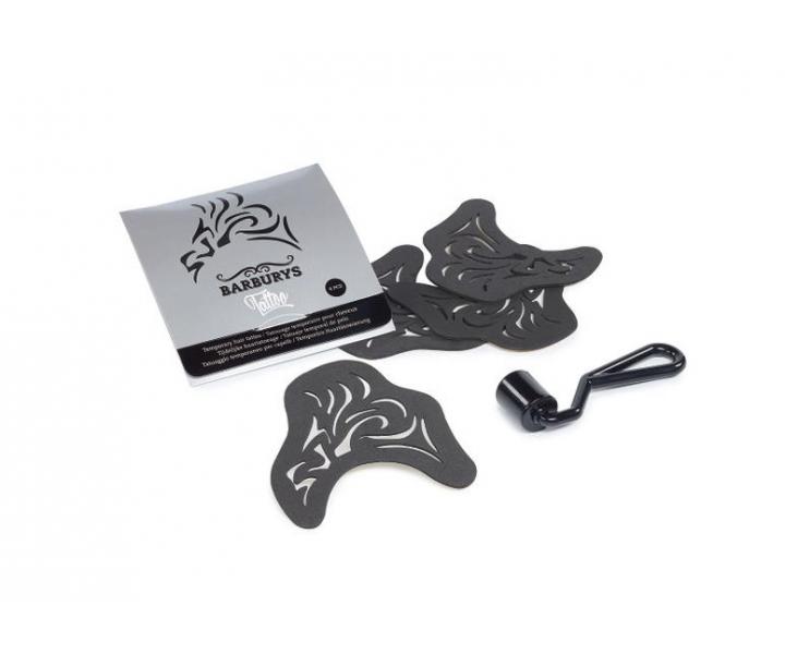 Šablony pro ornamenty TATTOO, Sibel - Barburys - 21 vzorů - rozbaleno