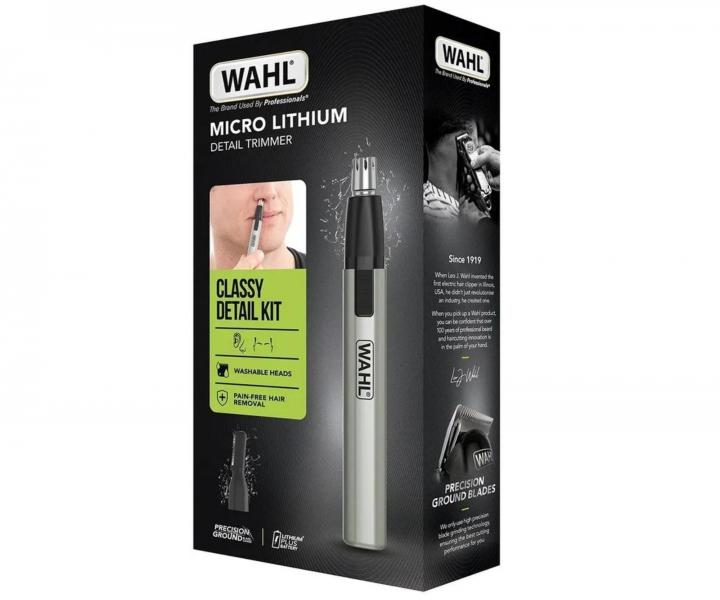 Bateriový zastřihovač nosních chloupků a obočí Wahl Micro Lithium