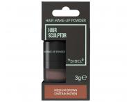 Pudr pro zakryt� odrost� a �edin Sibel Hair Make-up Powder - st�edn� hn�d�, 3 g