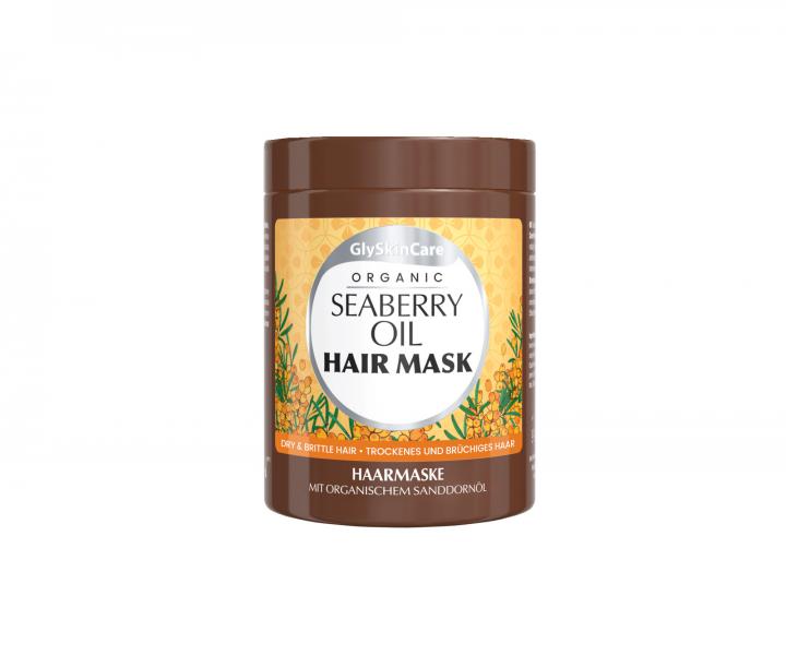 Hydratační maska s rakytníkovým olejem GlySkinCare Organic Seaberry Oil Hair Mask - 300 ml