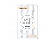 Spirálová sponka do vlasů Invisibobble Waver Plus Crystal Clear - 7,5 cm, čirá, 3 ks