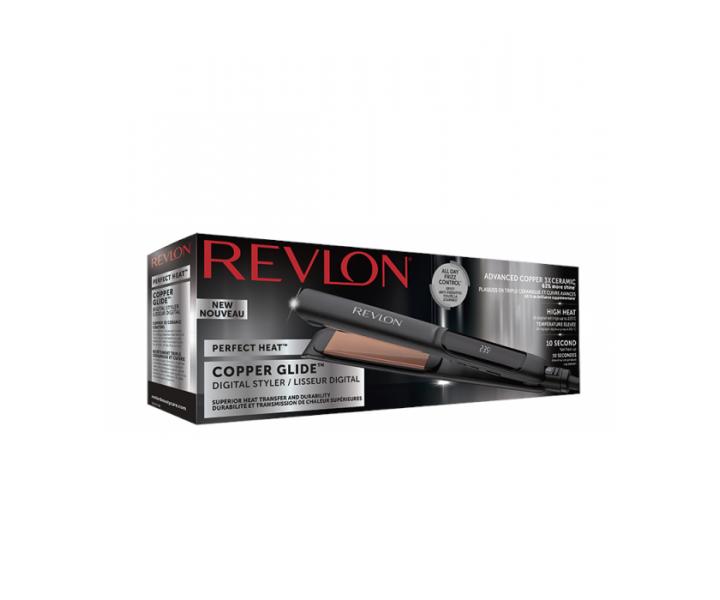 Žehlička na vlasy Revlon Perfect Heat™ Copper Glide - 25 x 90 mm