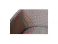 Kade�nick� k�eslo Detail Bella, hn�d� (89) - pokr�en� ko�enka