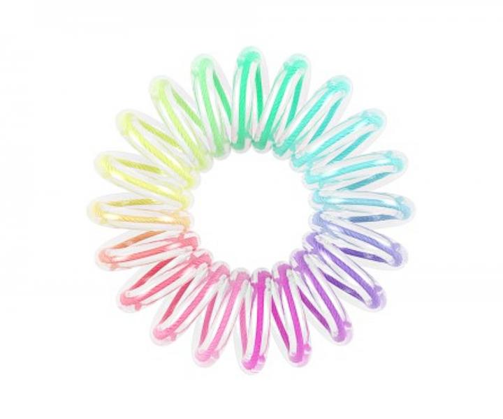 Dětská sada barevných ozdobných spirálových gumiček Invisibobble KIDS I Have Fillings For You - 4 ks
