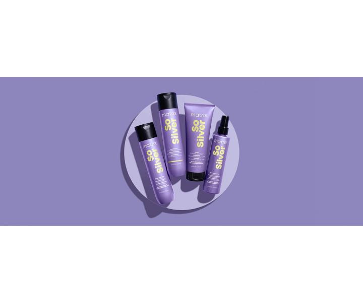 Multifunkční bezoplachový sprej pro neutralizaci žlutých tónů Matrix So Silver - 200 ml