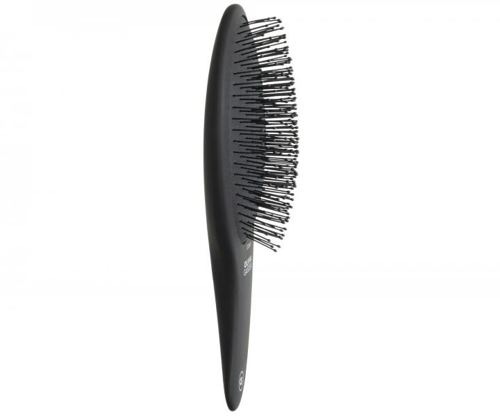 Kartáč na rozčesávání vlasů s nylonovými štětinami Olivia Garden Curve - černý