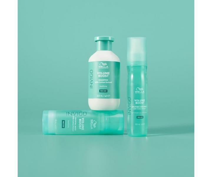 Čirá maska pro objem vlasů Wella Professionals Invigo Volume Boost Clear Treat Crystal Mask - 145 ml