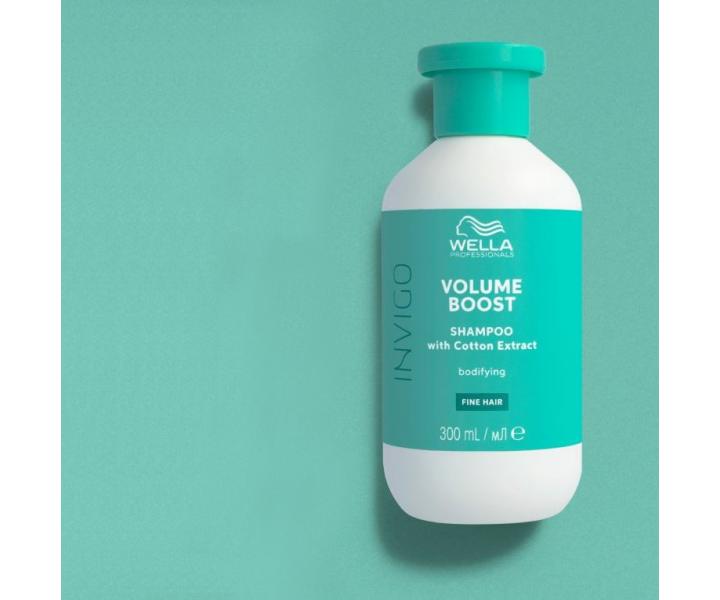 Šampon pro objem vlasů Wella Professionals Invigo Volume Boost Shampoo Fine Hair - 300 ml