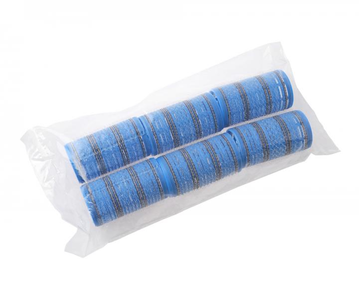 Samodržící natáčky na vlasy Bellazi Velcro pr. 33 mm - 6 ks, modré