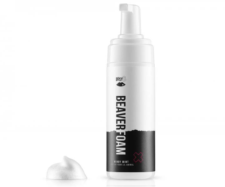 Chladivá intimní mycí pěna pro ženy BusyB Beaver Foam Mindy Mint - 150 ml
