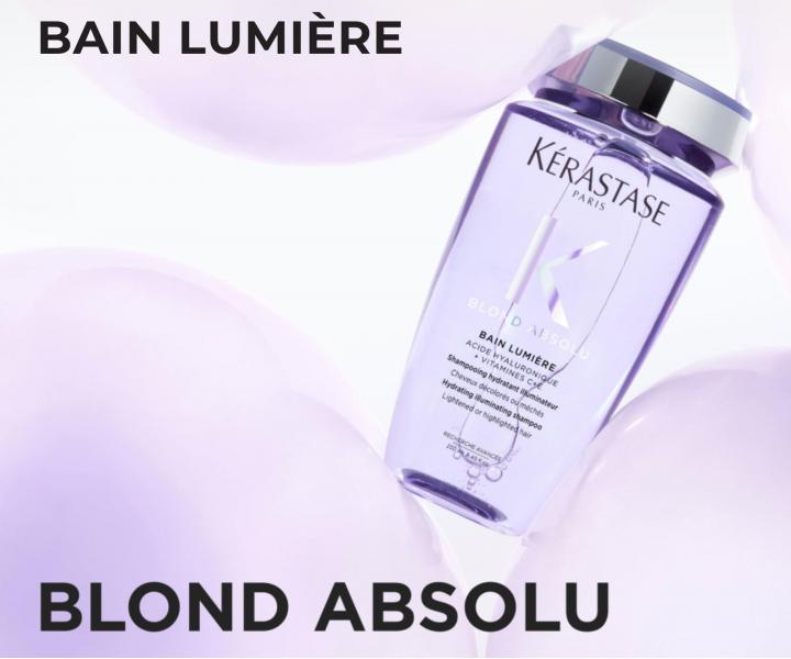 Sada pro rozjasn�n� blond vlas� K�rastase Blond Absolu s olejem Elixir Ultime L'Huile Originale Refillable