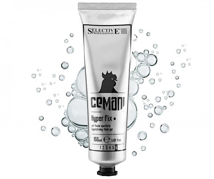 Pánský tekutý gel na vlasy s extra silnou fixací Selective Professional Cemani Hyper Fix - 150 ml