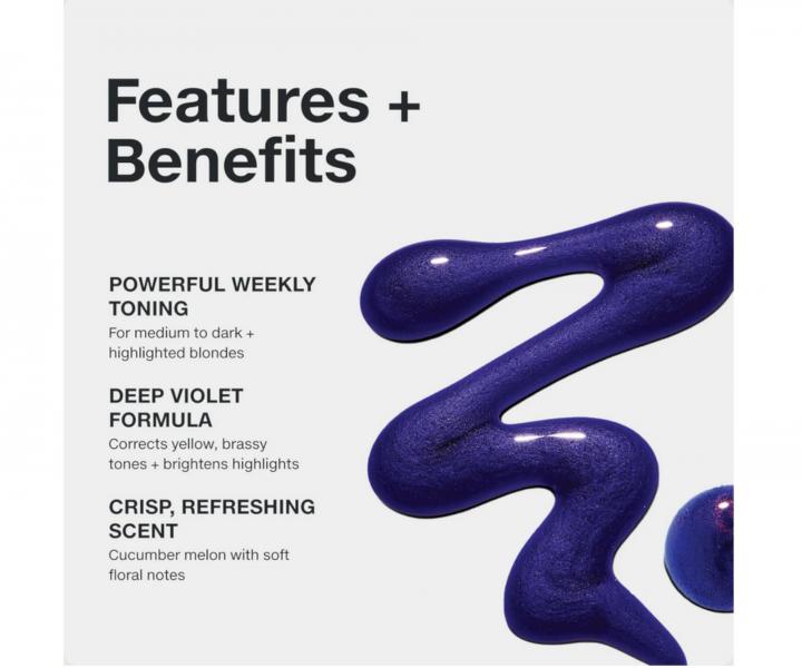 Intenzivn neutralizan ampon pro blond a melrovan vlasy Paul Mitchell Blonde Platinum Plus Deep Violet Shampoo - 1000 ml