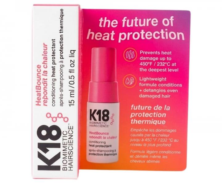 Sada pro ochranu a v��ivu vlas� K18 Damage Shield + bezoplachov� kondicion�r HeatBounce Conditioning 15 ml zdarma