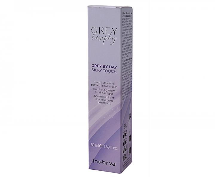 Rozjasujc srum pro vechny typy vlas Inebrya Grey By Day Silky Touch - 50 ml