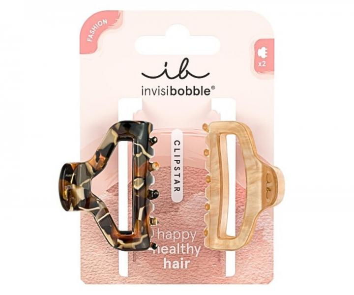 Skřipce do vlasů Invisibobble Clipstar Golden Roar - 2 ks