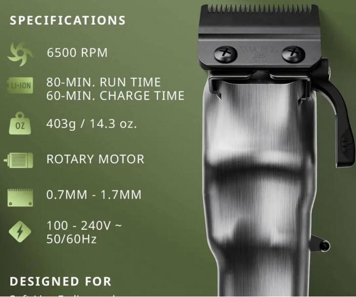 Profesion�ln� st�ihac� strojek Wahl Professional Legend+ Cord/Cordless Clipper 3030832 - olivov� zelen�, limitovan� edice