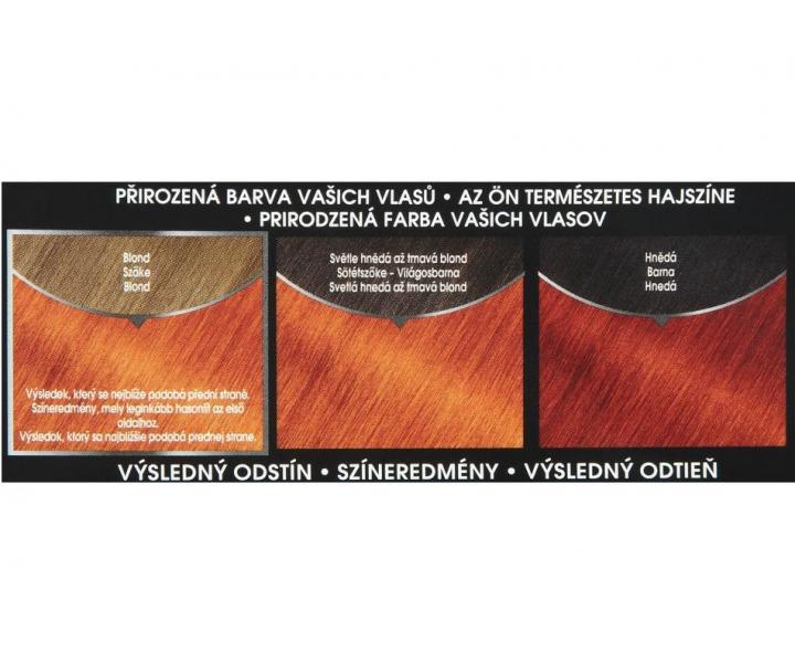 Permanentn� olejov� barva Garnier Olia 7.40 intenzivn� m�d�n�