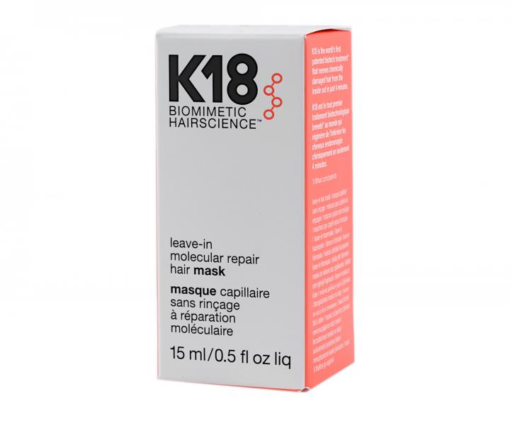 Bezoplachov maska pro obnovu pokozench vlas K18 Hair Molecular Repair Mask - 15 ml