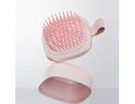 Cestovní kartáč na vlasy se zrcátkem Laifen Air Pink - růžový