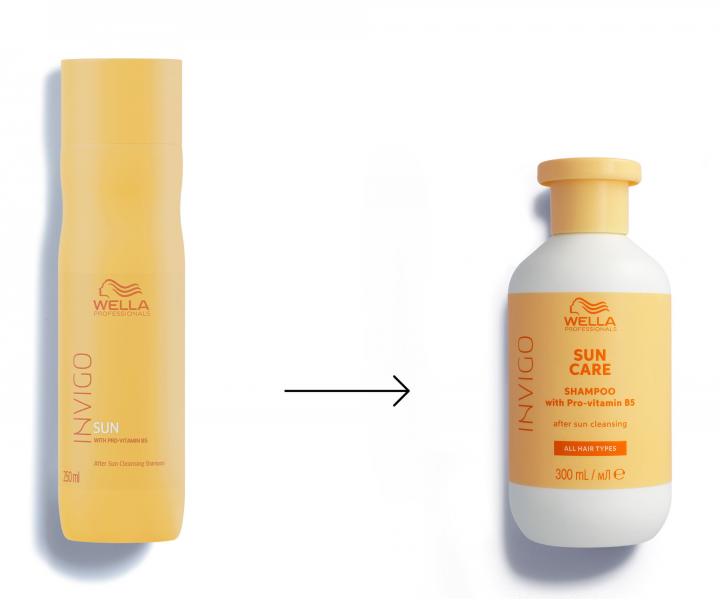 Čisticí šampon pro vlasy namáhané sluncem Wella Professionals Invigo Sun Care Shampoo - 300 ml