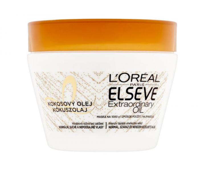 Maska pro normální až suché vlasy Loréal Elseve Extraordinary Oil - 300 ml