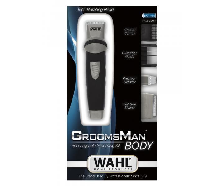 Zastihova WAHL GroomsMan Body s psluenstvm 9953-1016 - rozbalen