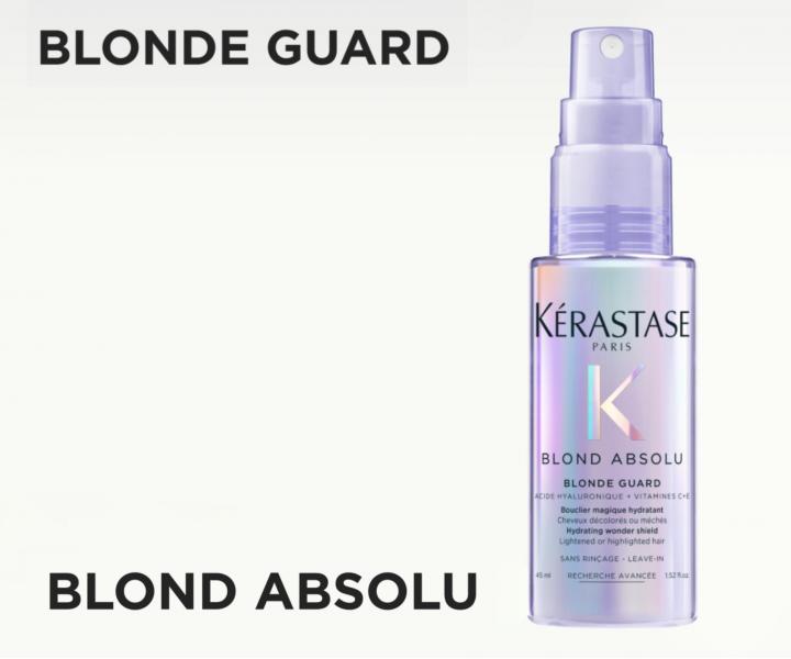 Bezoplachov� hydrata�n� p��e pro blond a mel�rovan� vlasy K�rastase Blond Absolu Blonde Guard - 45 ml