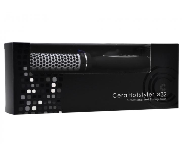 Nahřívací kartáč Cera Hotstyler 32 mm - černý