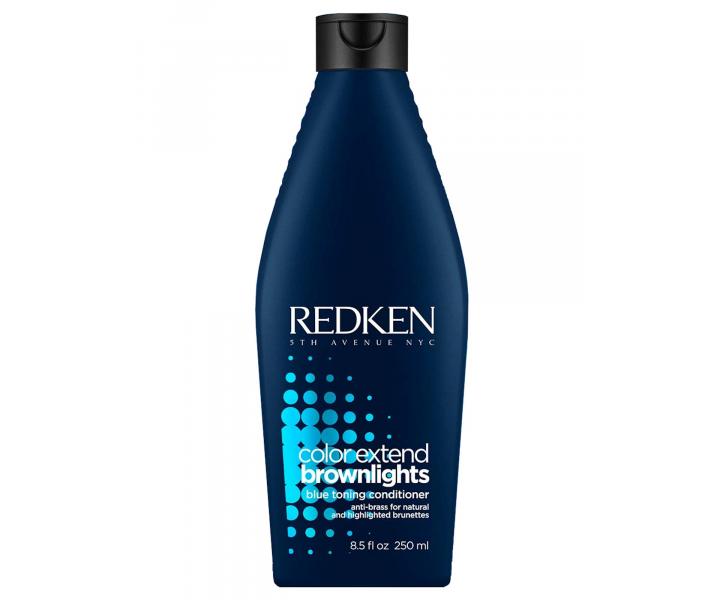 Dárková neutralizační a posilující sada Redken Color Brownlights - šampon + vosk + péče zdarma