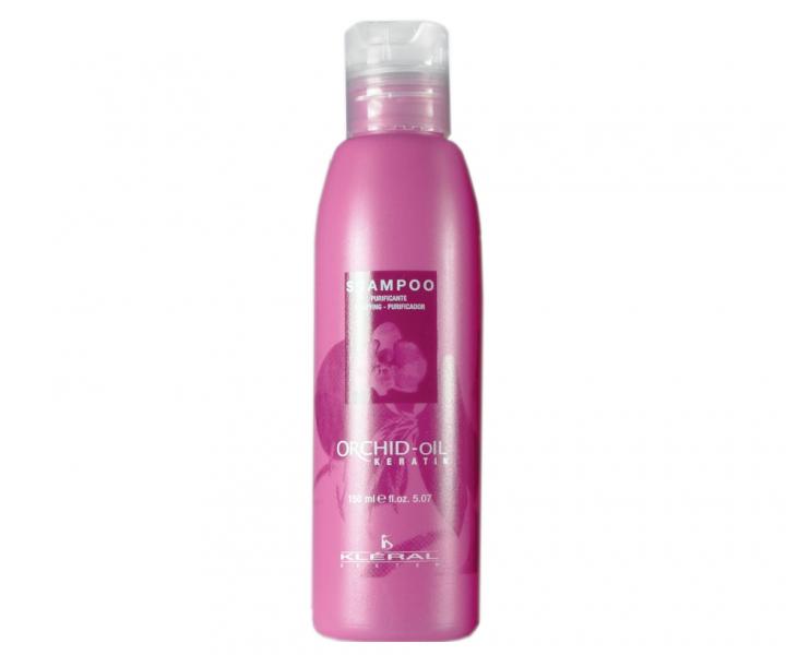 Hydratační sada pro poškozené vlasy Kléral Orchid-Oil Keratin - šampon 150 ml + maska 150 ml