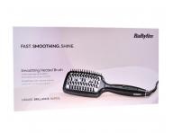 Nahřívací žehlící kartáč na vlasy Babyliss Smoothing Heated Brush - černý