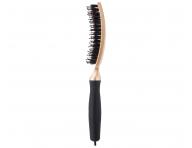 Kartáč Olivia Garden Fingerbrush Combo Medium Trinity Edition - zlatý
