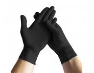Latexové rukavice Espeon Latex Black - 100 ks, černé, velikost XL