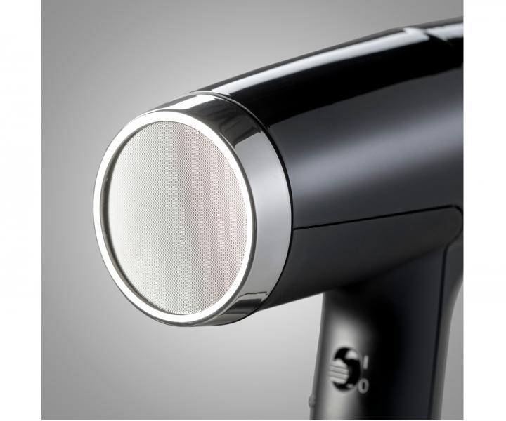 Profesionální fén na vlasy BaByliss Pro Falco BAB8550BE Silver - 2000 W, černo-stříbrný