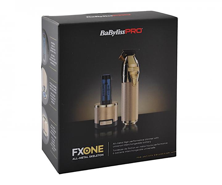 Profesionální konturovací strojek BaByliss Pro FXONE All Metal Skeleton FX799GE - zlatý