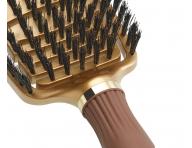 Plochý kartáč s kančími štětinami Olivia Garden Expert Flex