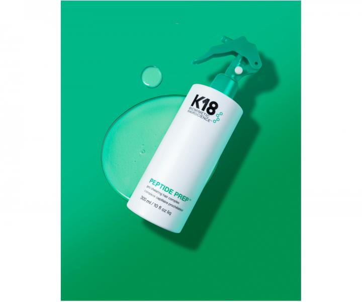 Čisticí sprej na vlasy pro odstranění kovů a minerálů K18 Peptide Prep Pro Chelating Hair Complex - 300 ml